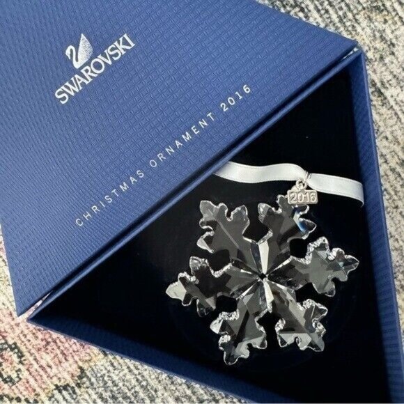 Swarovski Christmas Crystal Ornament 2016 NIB